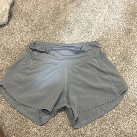 COPY - Lululemon pastel blue speed up short mid-rise - Picture 3 of 5